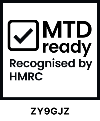MTD ready. Recognised by HMRC. Software recognition number ZY9GJZ.
