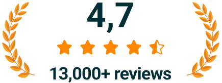 Rated 4.7 out of 5 from over 13,000 reviews