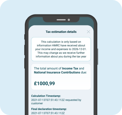 See Your Estimated Tax Anytime